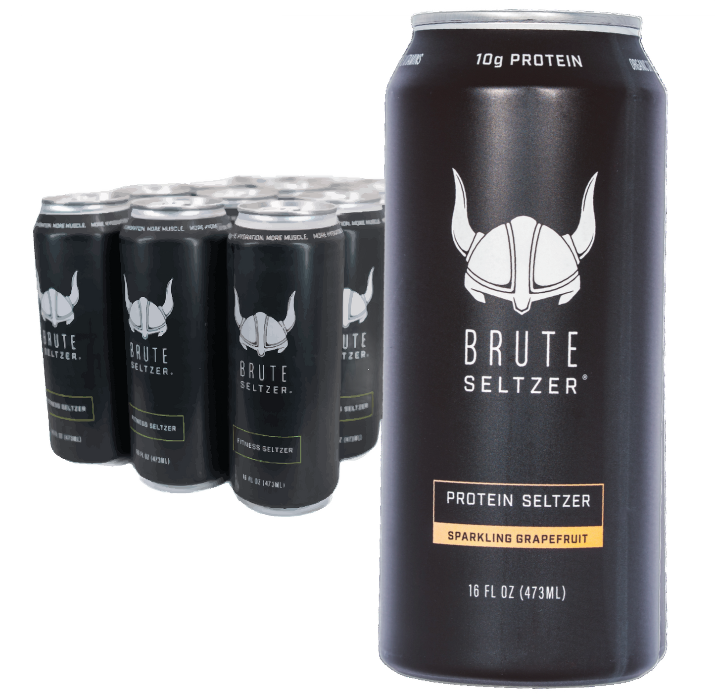 Brute Seltzer Grapefruit 12-pack