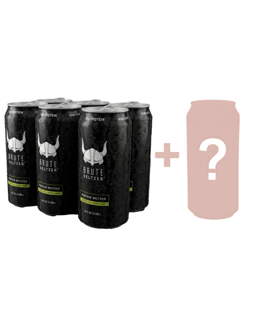Brute Seltzer Lemon-Lime 6-Pack + Bonus Flavor